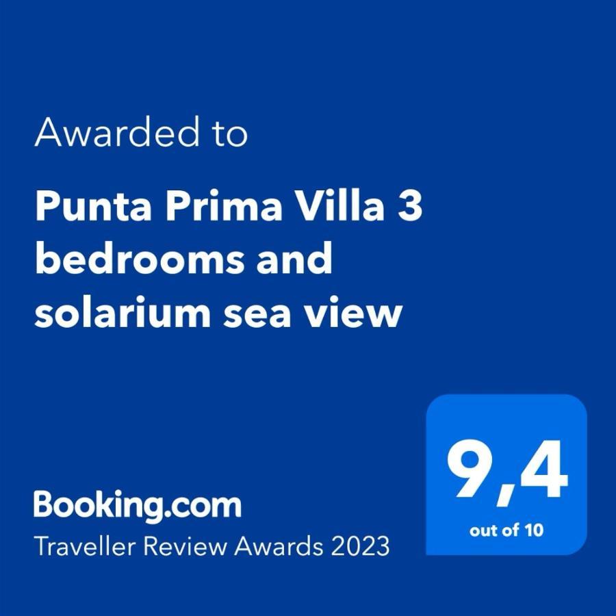 Punta Prima Villa 3 Bedrooms And Solarium Sea View تورّيفيِخا المظهر الخارجي الصورة